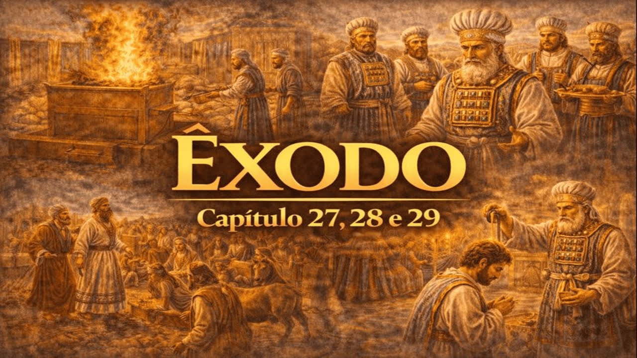 27 a 29: O Altar de Bronze, as Vestes Sacerdotais e a Consagração de Arão