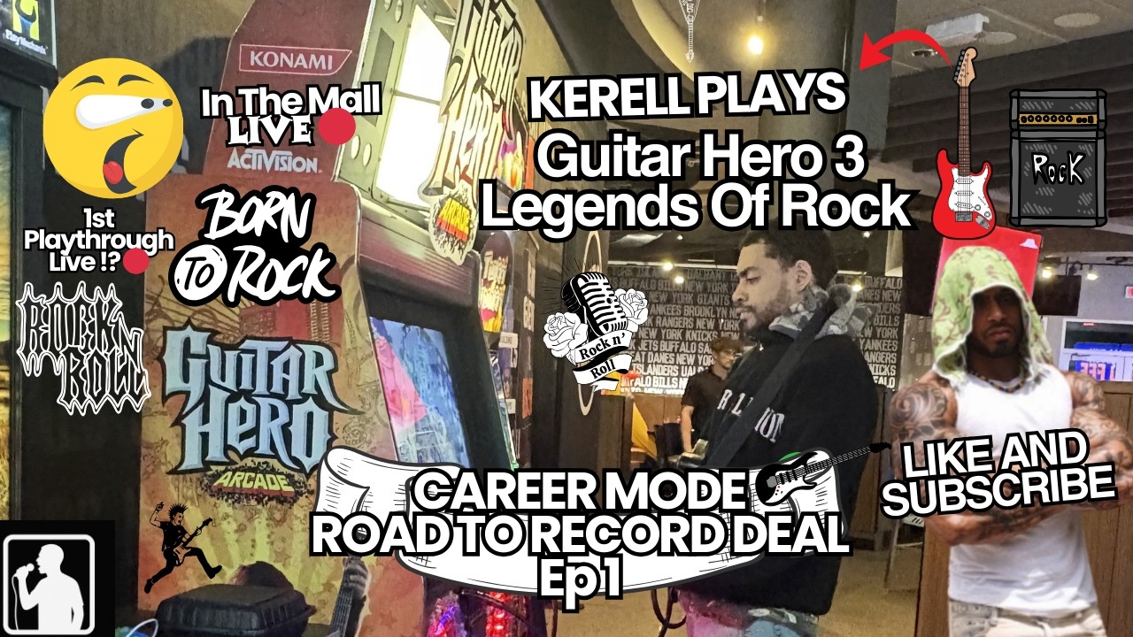 Guitar Hero 3 Career Mode Walkthrough (Episode 1) – Starting the Road to a Record Deal 🎸#rhythmgame 
