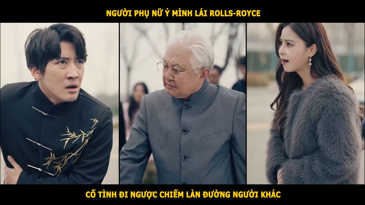 Người phụ nữ ỷ mình lái Rolls-Royce, cố tình đi ngược chiếm làn đường người khác