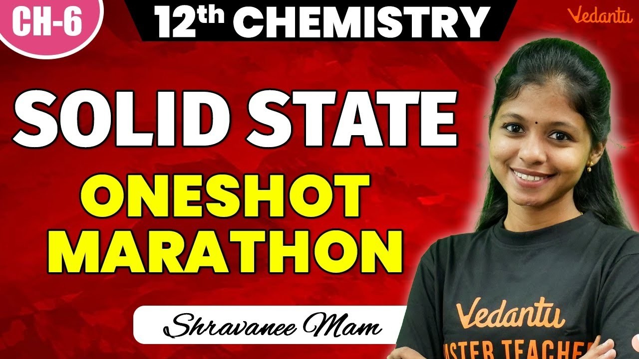 12th Chemistry | Chapter 6 Solid State ONE SHOT  | TN State Board | Shravanee Ma'am