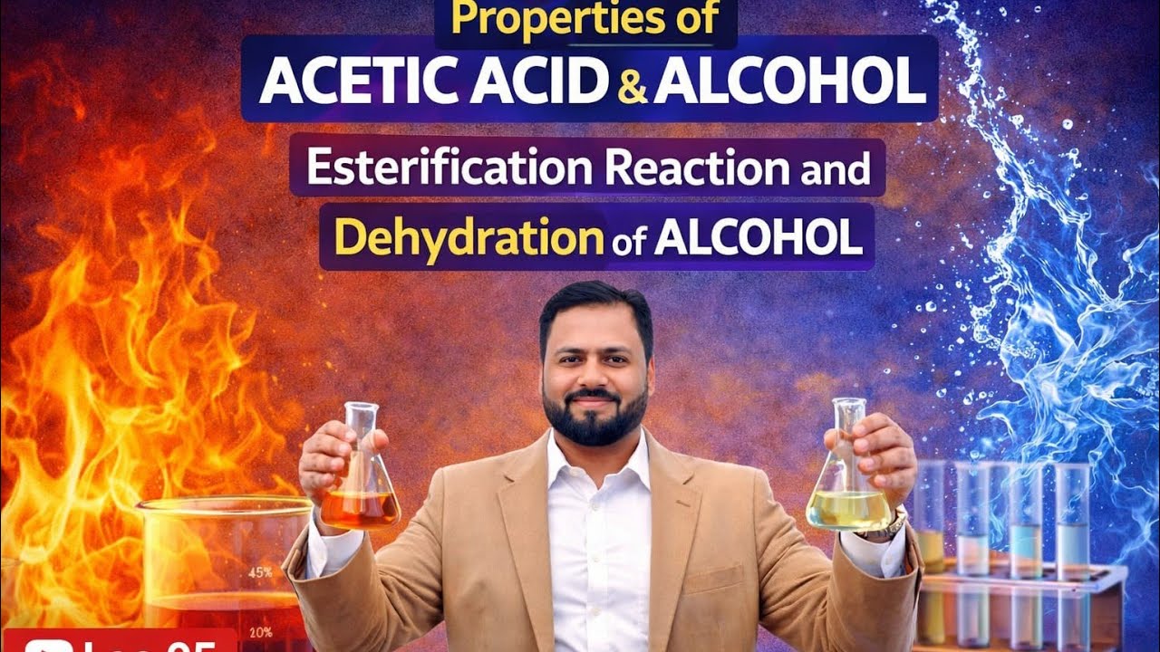 Esterification reaction and Dehydration of alcohol 