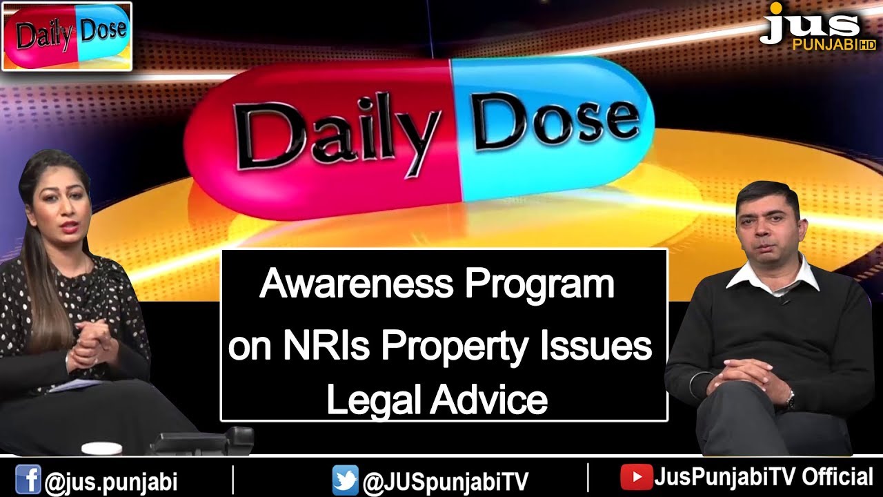 Awareness Program  on NRIs Property Issues Legal Advice || Jus Punjabi