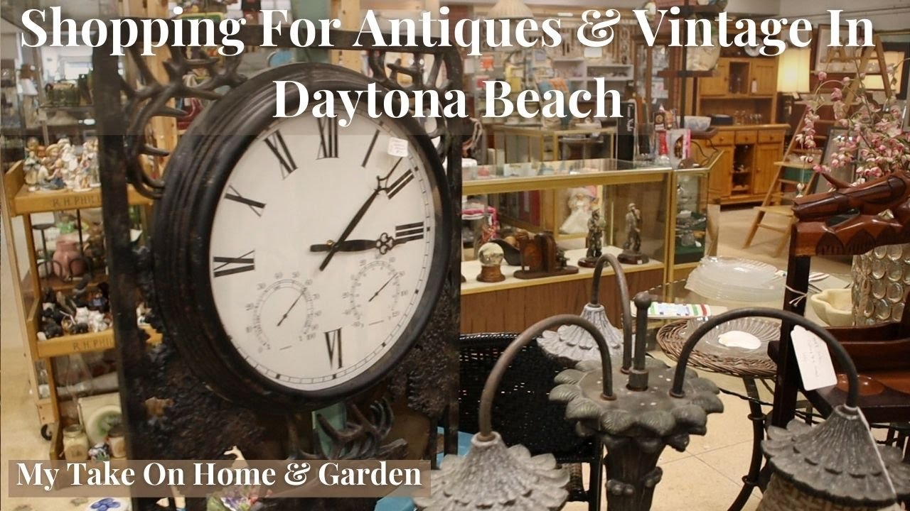 Покупайте вместе со мной! Винтажные вещи в торговом центре HUGE ANTIQUE Mall в солнечном Дейтона-...