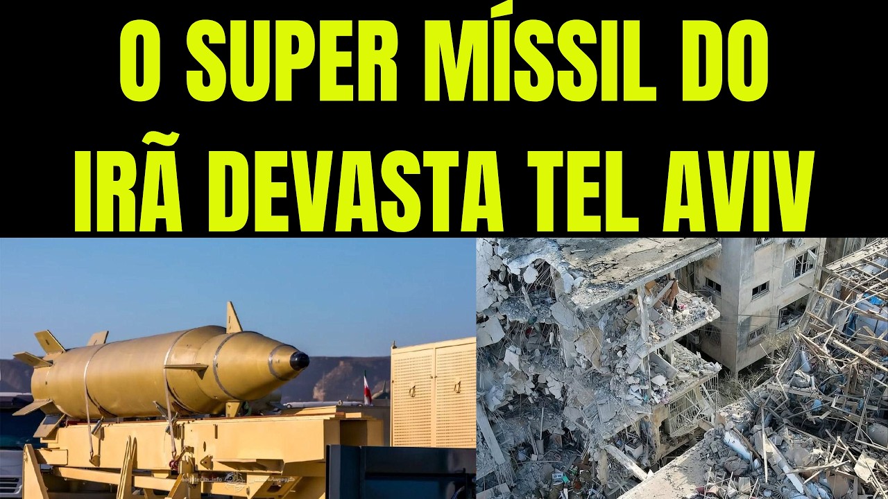 Ataque Pesado em Tel Aviv: Míssil Haj Qassem Revela Novo Poder do Irã