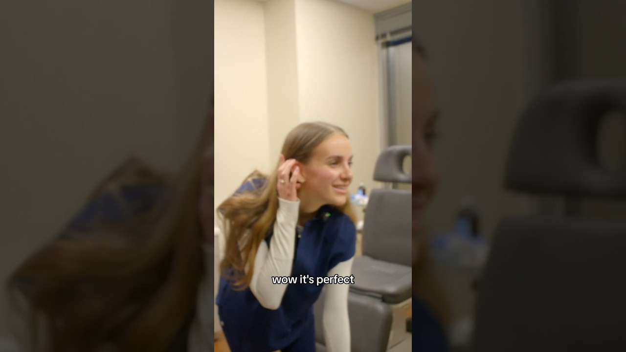 Her reaction is wow 🤩 #nosejob #revisionrhinoplasty #rhinoplastybeforeandafter #shorts #perfectnose