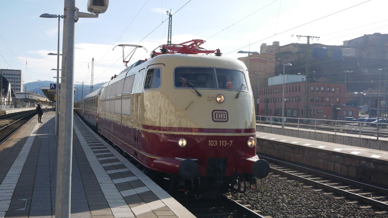 Züge in Koblenz HBF (FULL HD)