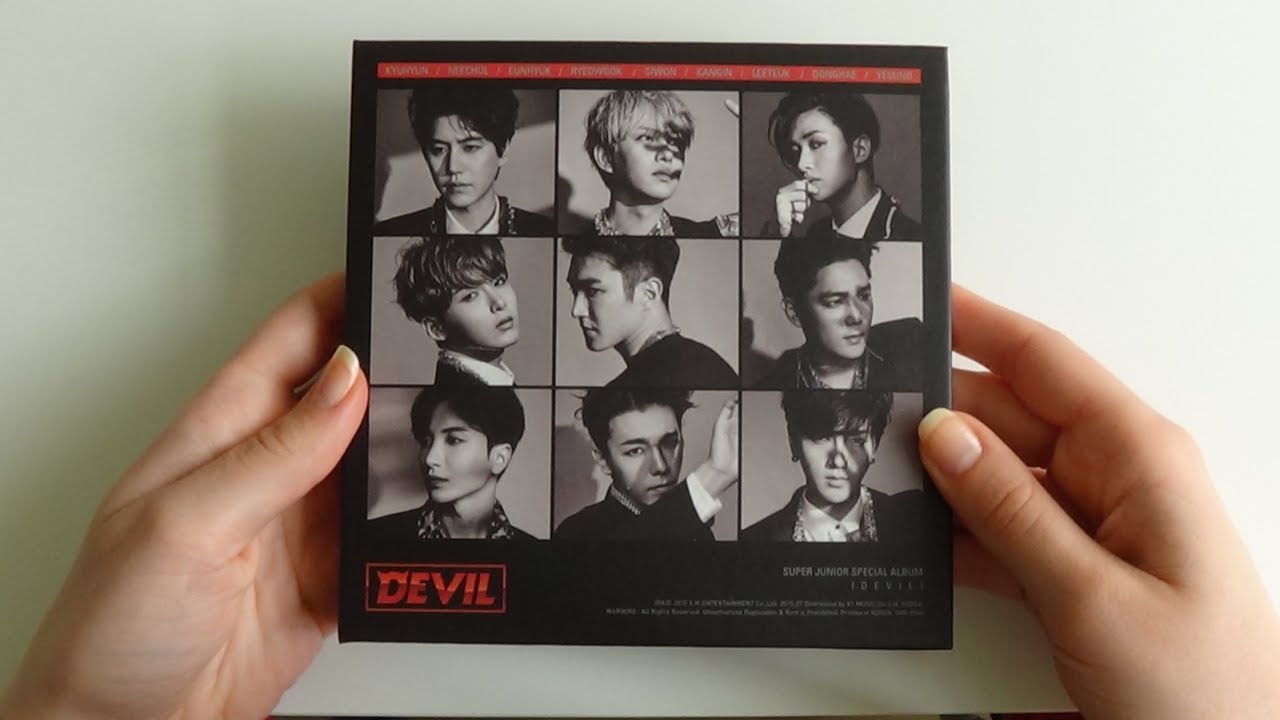 Unboxing Super Junior 슈퍼주니어 Special Album DEVIL