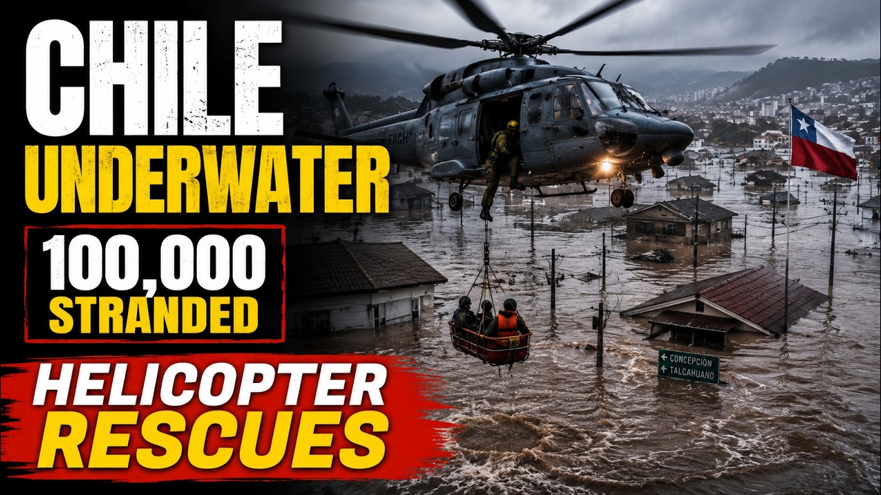 Chile Floods: Deadly Storm Strands 100,000 | Massive Helicopter Rescues | Roads Destroyed | World