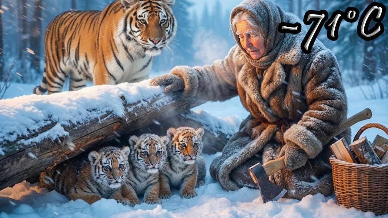 An Old Woman Was Asked for Help by a Mother Tiger. Then She Saved Her Cub | Yakutia –71°C