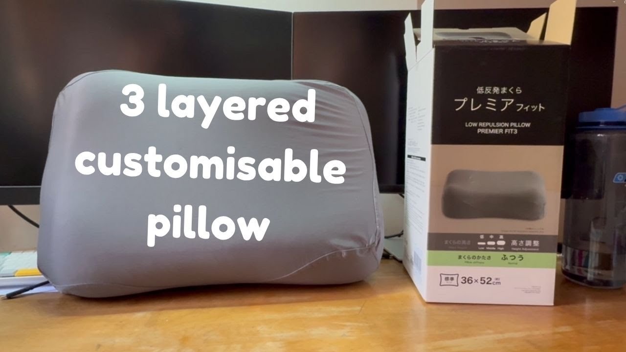 4K unboxing: Nitori Pillow - Low Repulsion Premium Fit 3