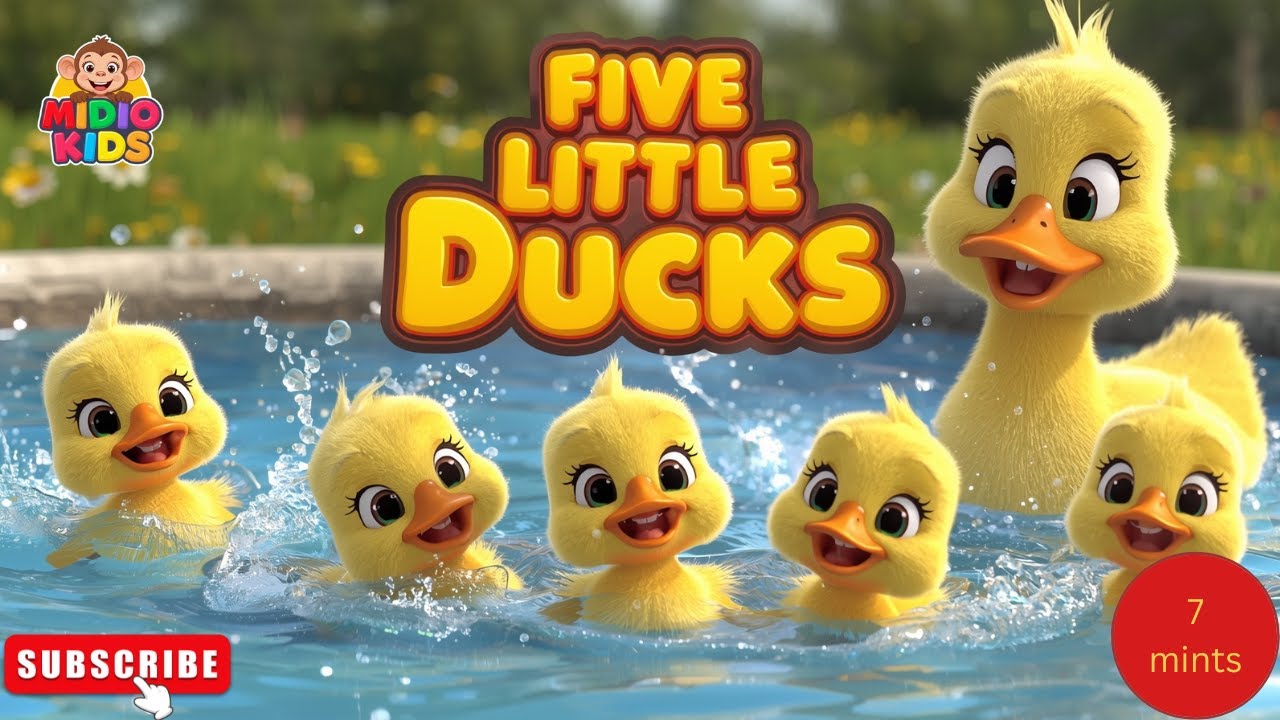 Five Little Ducks More Nursery Rhymes & Kids Songs #fivelittleducks #kidssongs #kindergarten