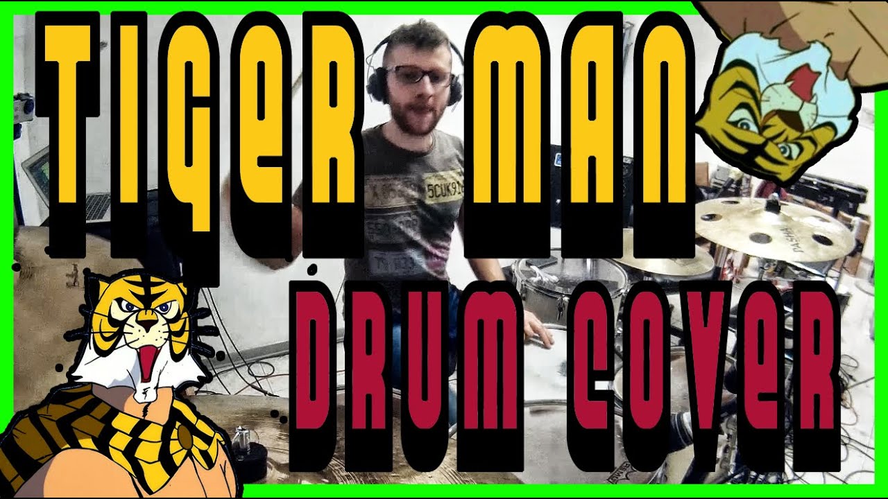 L'UOMO TIGRE - sigle cartoni animati - DRUM COVER | MrSambuCity | TIGERMAN