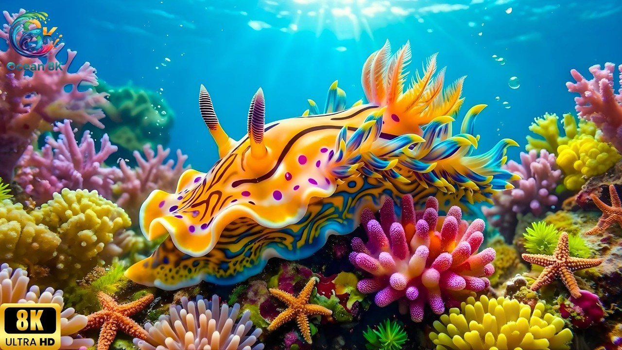 Ocean Serenity in 8K | Vibrant Coral Reefs & Colorful Tropical Fish (Ultra HD)