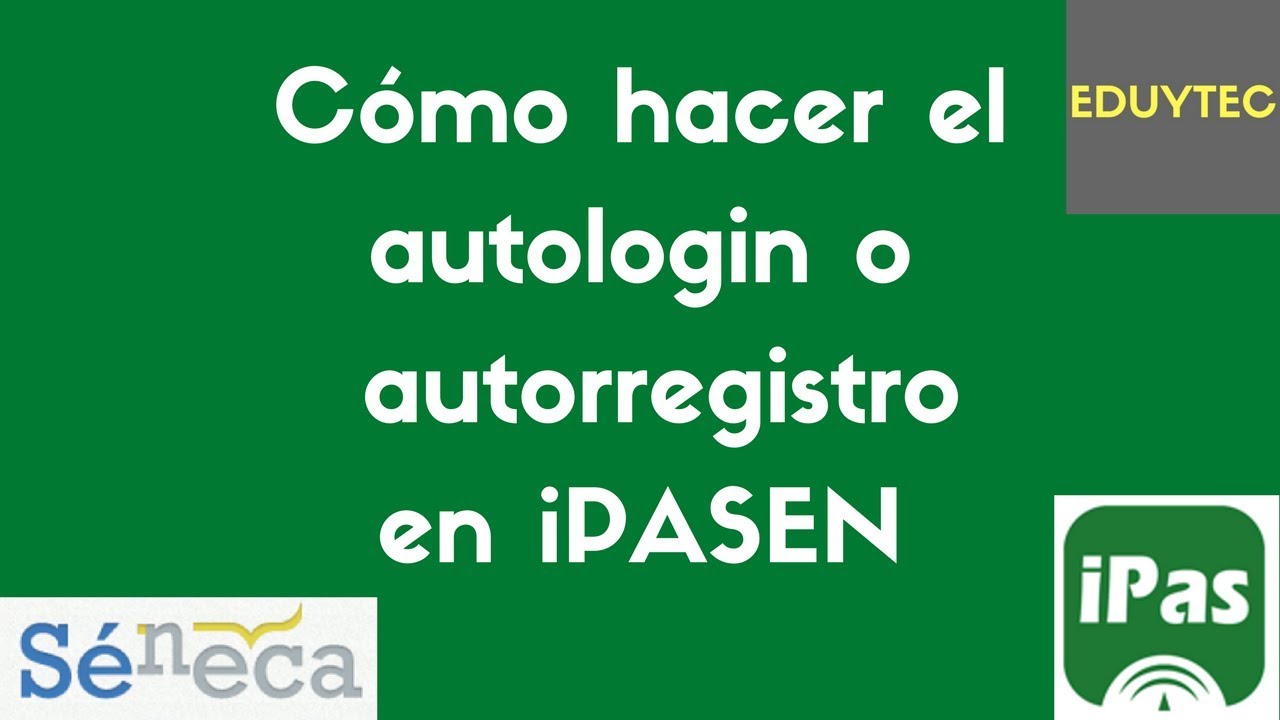 Autologin o autorregistro en iPasen