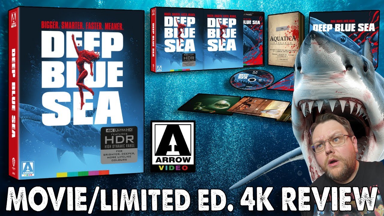 DEEP BLUE SEA (1999) - Movie/Limited Edition 4K Review (Arrow Video)