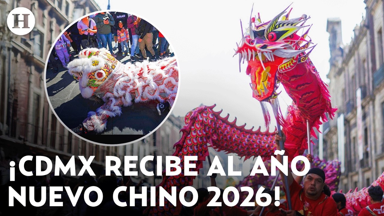 ¡Festejo con amuletos y baile! Así se recibió el Año del Caballo de Fuego en el barrio chino de CDMX