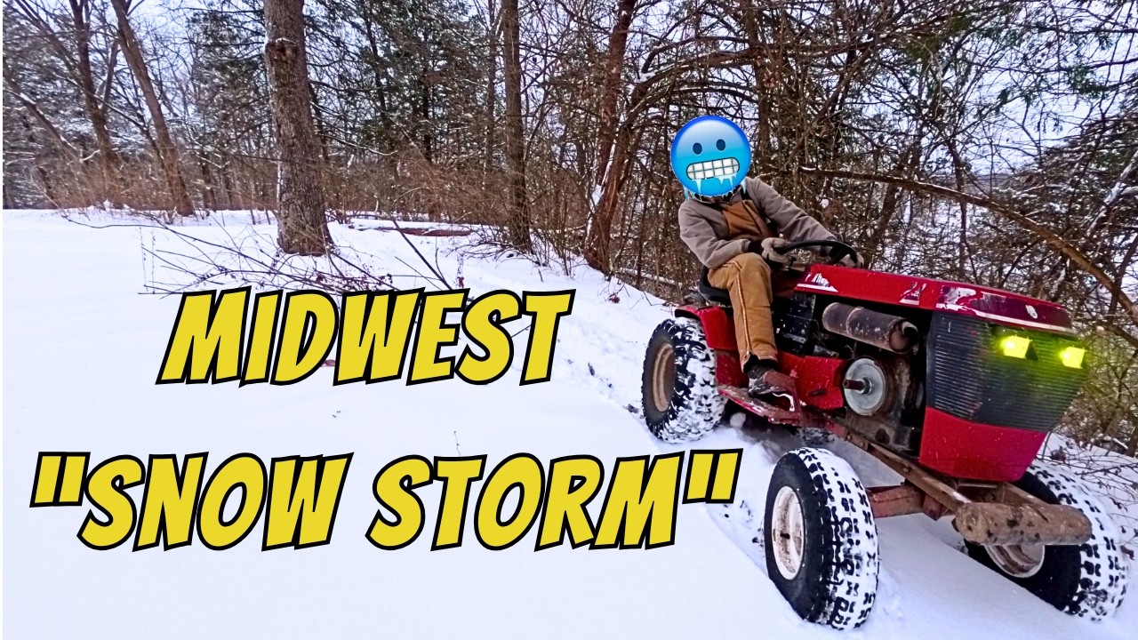 My Wheel Horse Likes the Snow