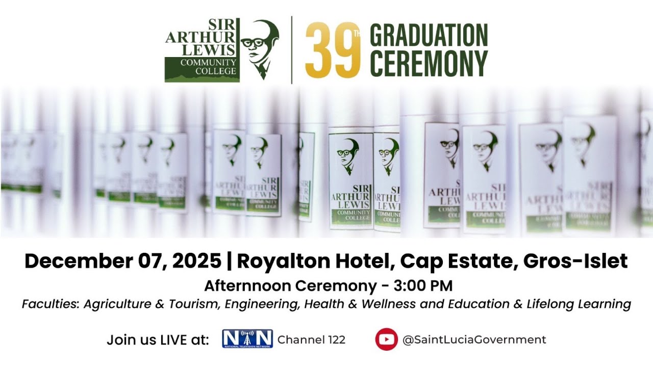 Sir Arthur Lewis Community College 39th Graduation Ceremony Part 2 (December 7, 2025)