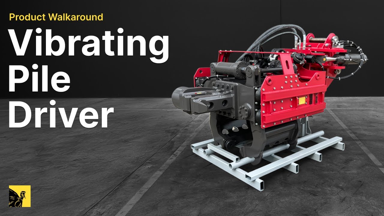 Vibrating Pile Driver Series In-Depth Walkaround | Aussie Buckets