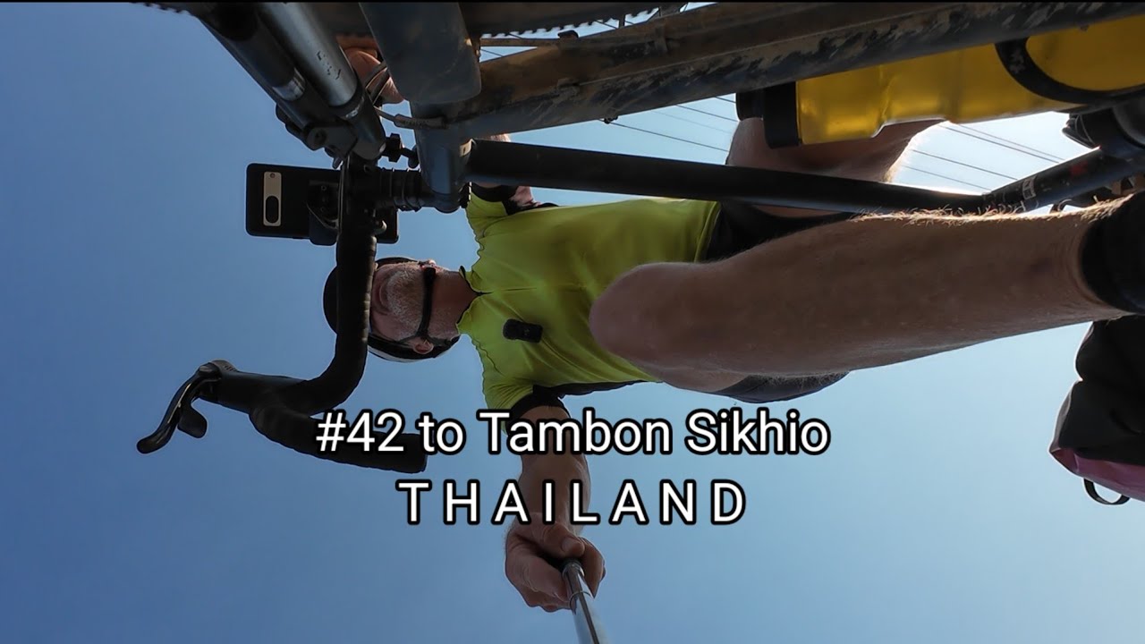 42nd ride to Sikhiu 123 km towards Bangkok, I'm getting my riding done with one or two short stops 