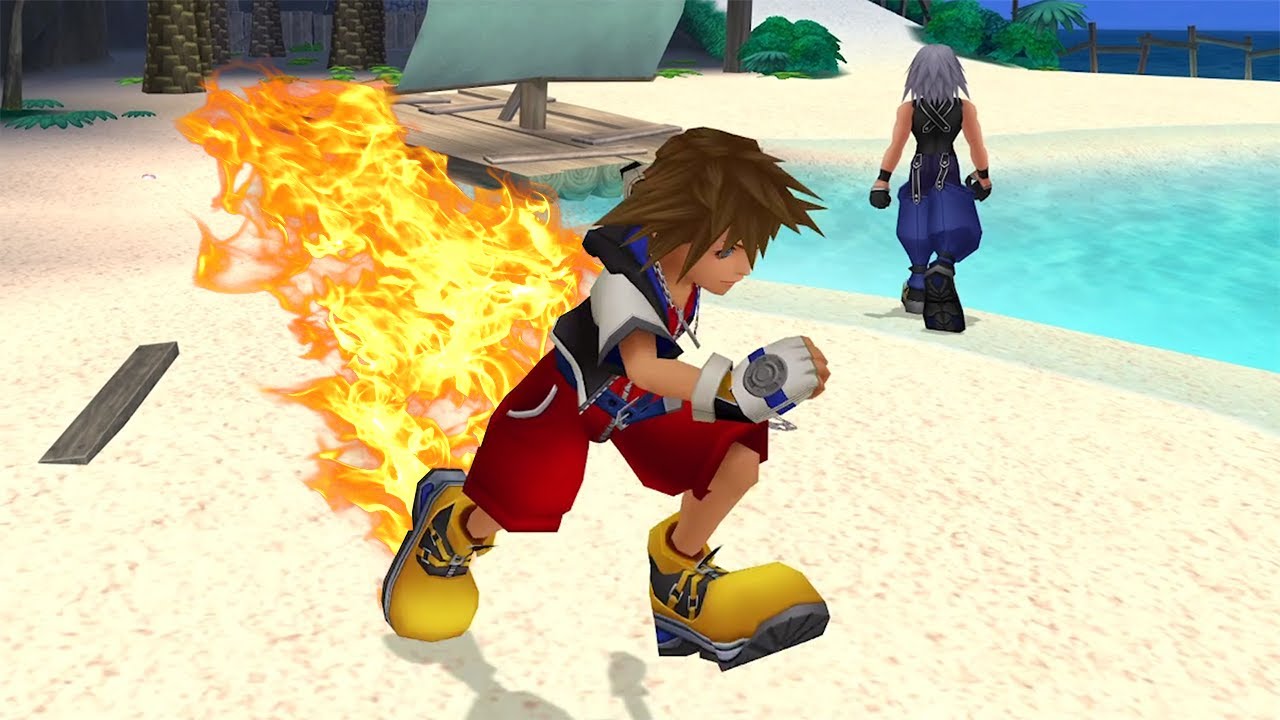 Sora goes sonic speed in the Riku Race and beats his ass in 24 seconds