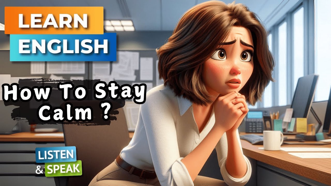 How To Stay Calm ?  | Improve Your English | English Listening Skills - Speaking Skills.