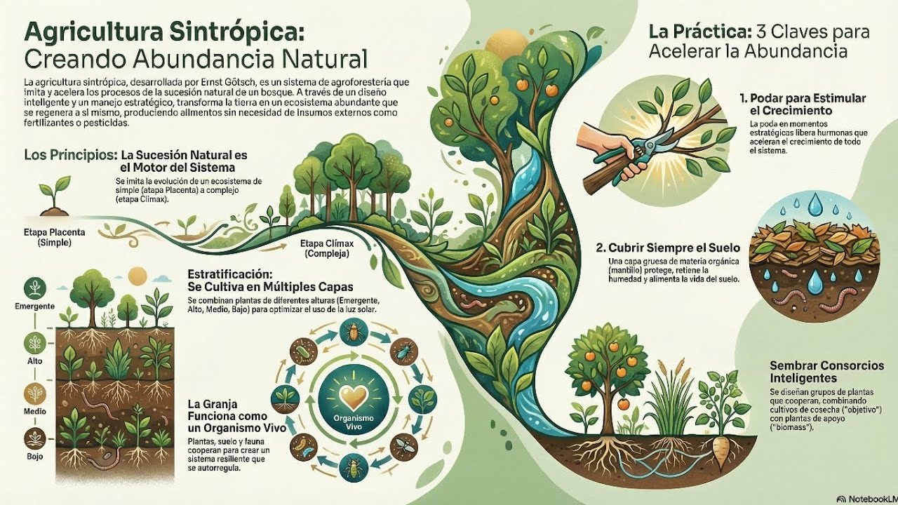 ¿Qué es la agricultura sintrópica? 