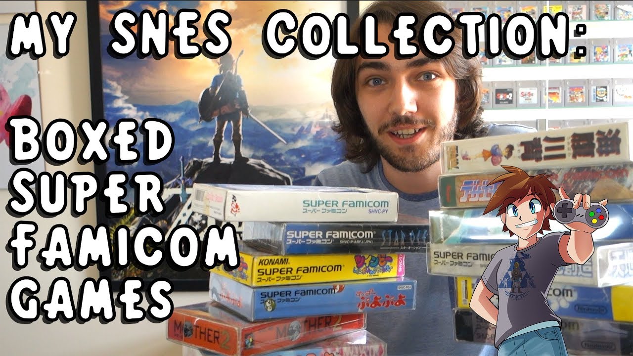 My Boxed Super Famicom (Japanese SNES Games) Collection