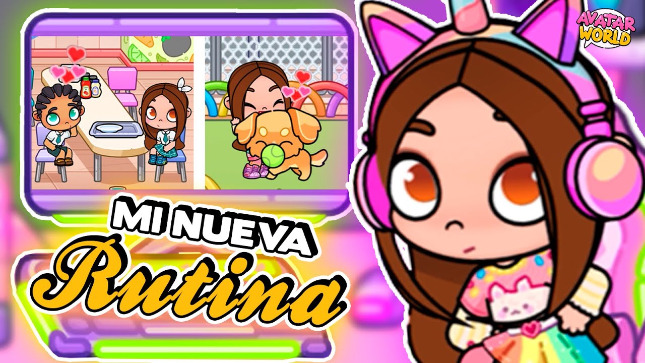 😆 ¡Un Día de Mi Rutina Diaria… espiándome a Mí Misma! | Luna Games 📅 En Avatar World