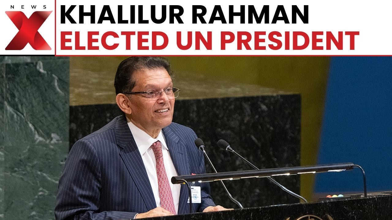 Bangladesh's Khalilur Rahman Elected President of UN General Assembly Session | Latest News | NewsX