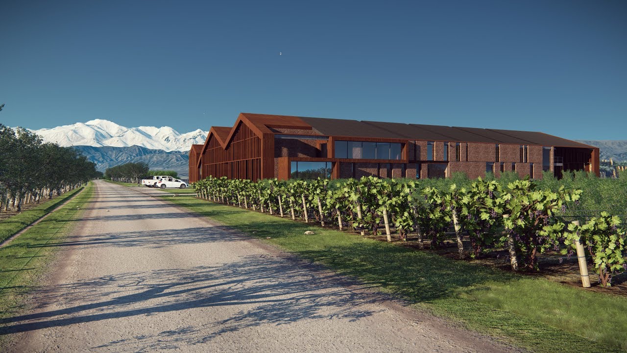 Bodega Ach&aacute;val Ferrer / Architectural Animation / Real Visualization