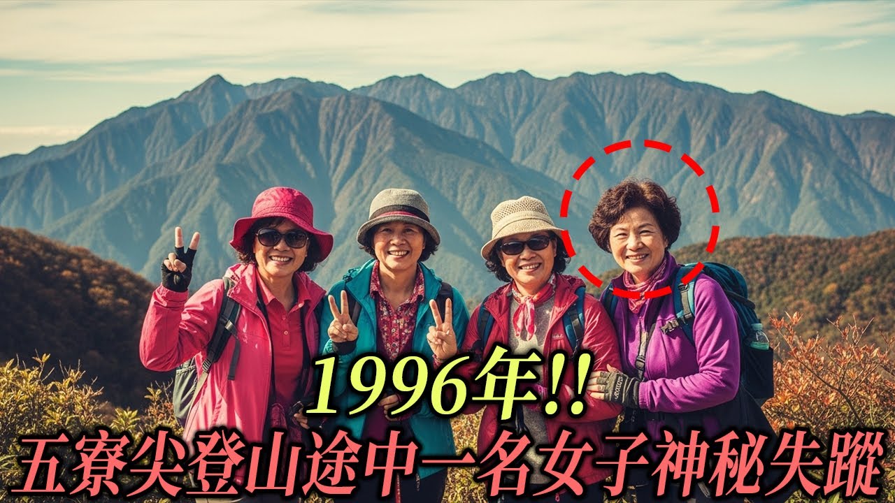 1996年!! 五寮尖登山途中一名女子神秘失蹤…20年後，登山客在岩縫中發現帳本，揭開驚人內幕