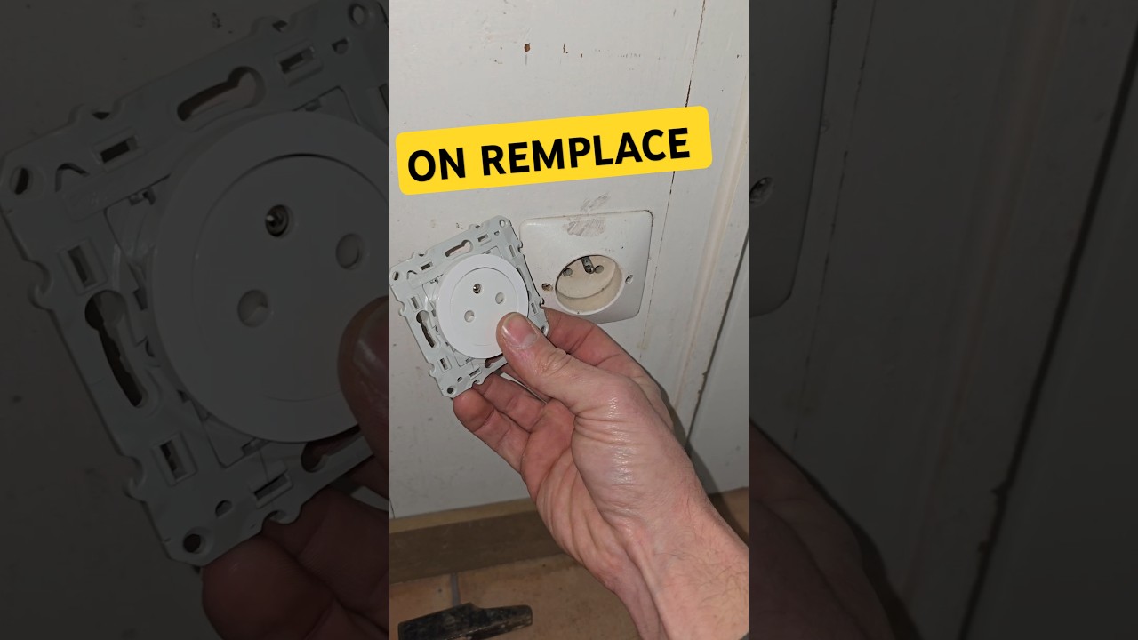 Comment Remplacer une Prise &Eacute;lectrique et son Bo&icirc;tier #lesdisjonctes #priseelectrique #elec