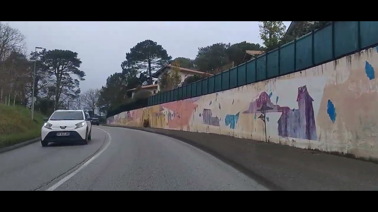 Driving Anglet, zone Iraty Biarritz (France)