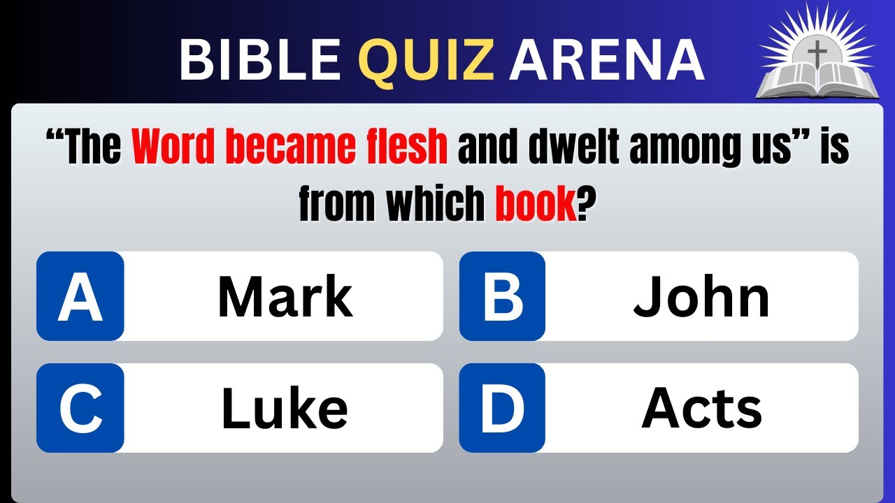 GUESS THE BOOK | New Testament Bible Quiz That Tests Your Scripture Knowledge