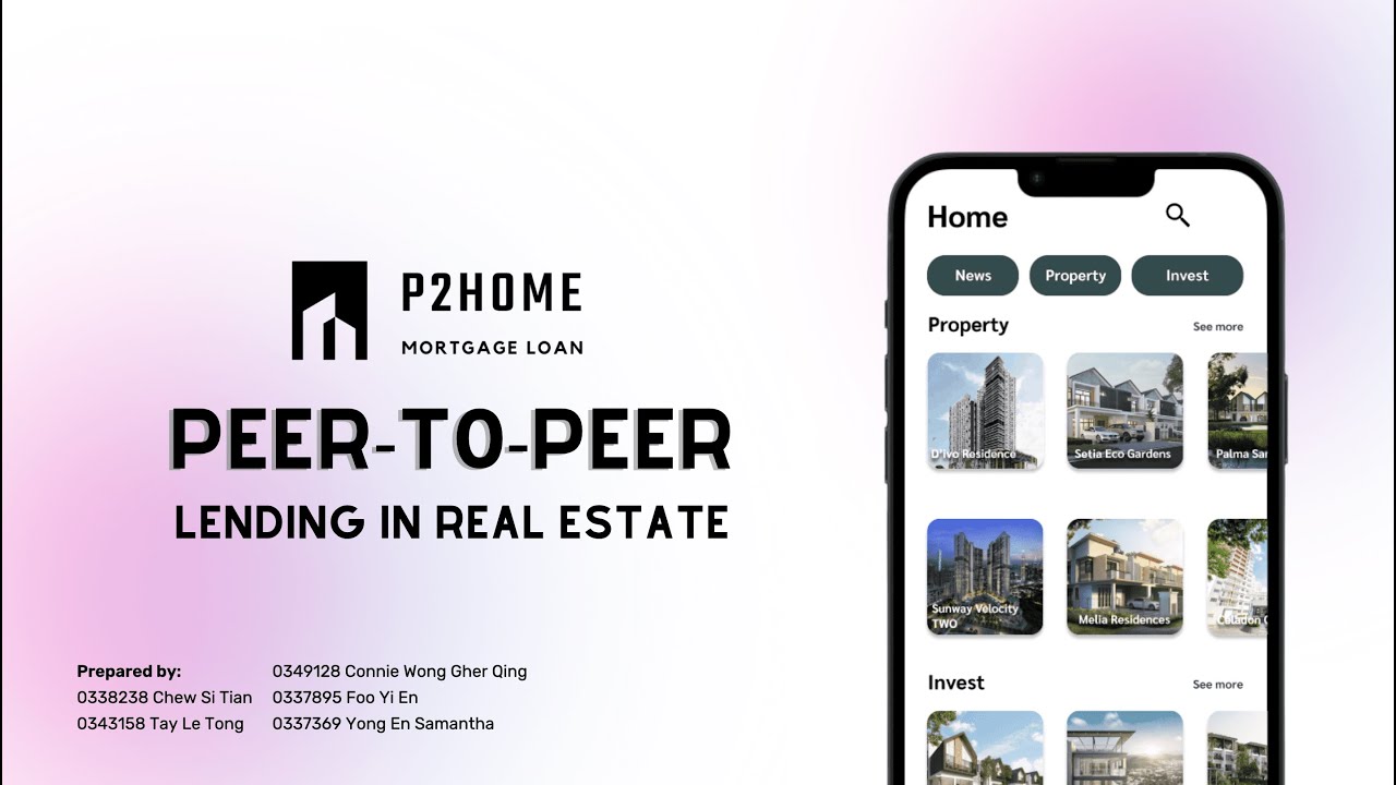 P2Home P2P Lending Application