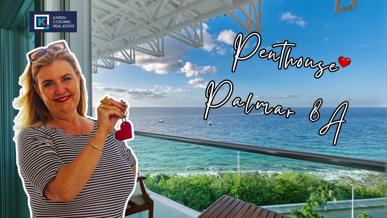 Penthouse Palmar 8A: Luxury Oceanview Condo for Sale in Cozumel | 3 Bed, 3.5 Bath | 337 m²