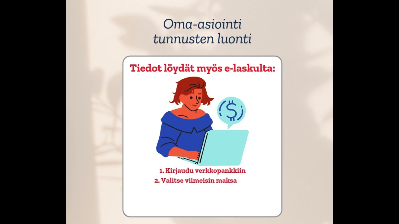 Oma asiointi: Tunnusten luominen