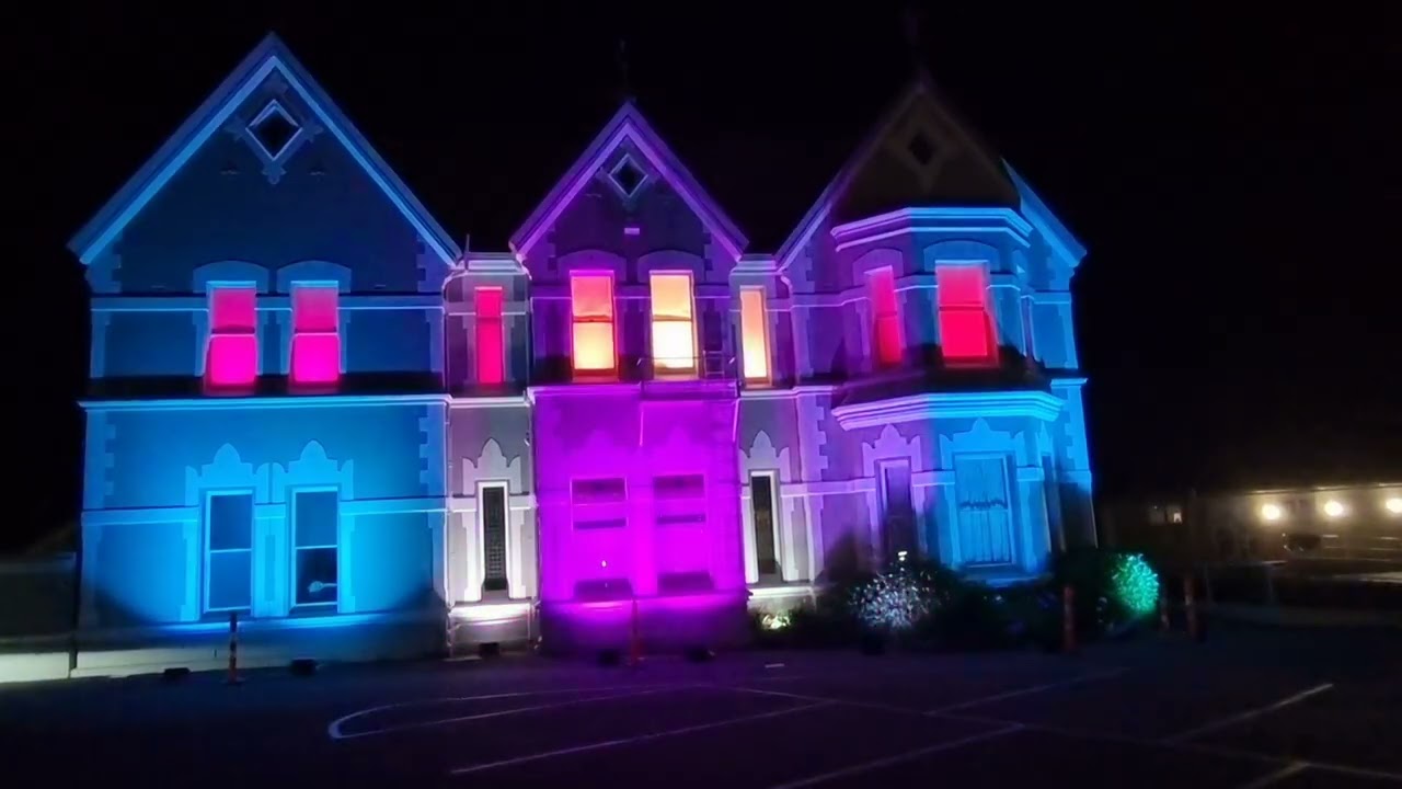 Christmas Lights at Radius Elloughton Gardens, Timaru