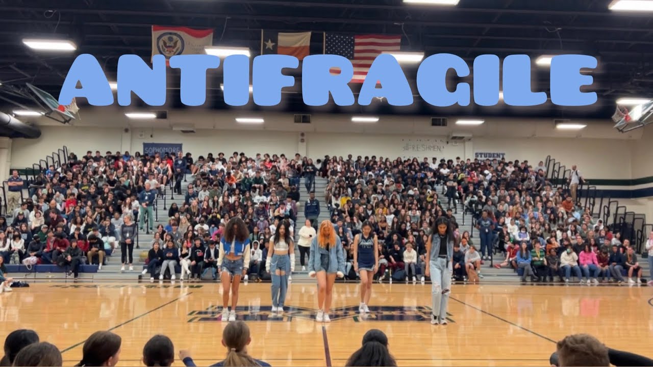 [LOKD] [KPOP in Highschool] ANTIFRAGILE - LE SSERAFIM Dance Cover at February Pep Rally 2023