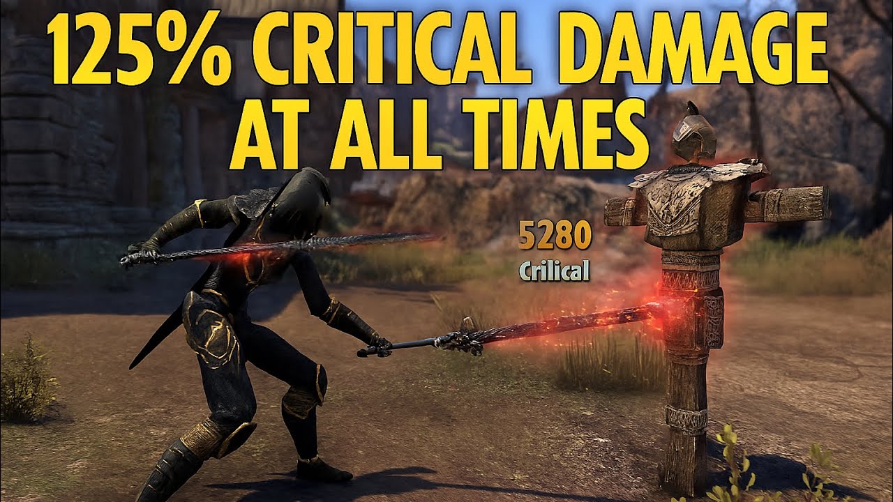 ESO Trials: How to Hit 125% Crit Damage Without Warhorn, EC, or Saxhleel