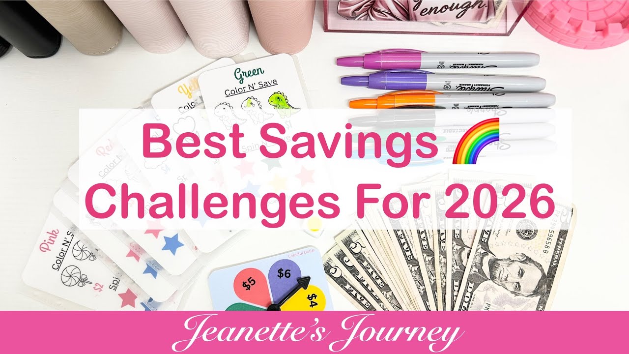 BEST SAVINGS CHALLENGES FOR 2026 | START SAVING MONEY | LOW INCOME | CASH STUFFING
