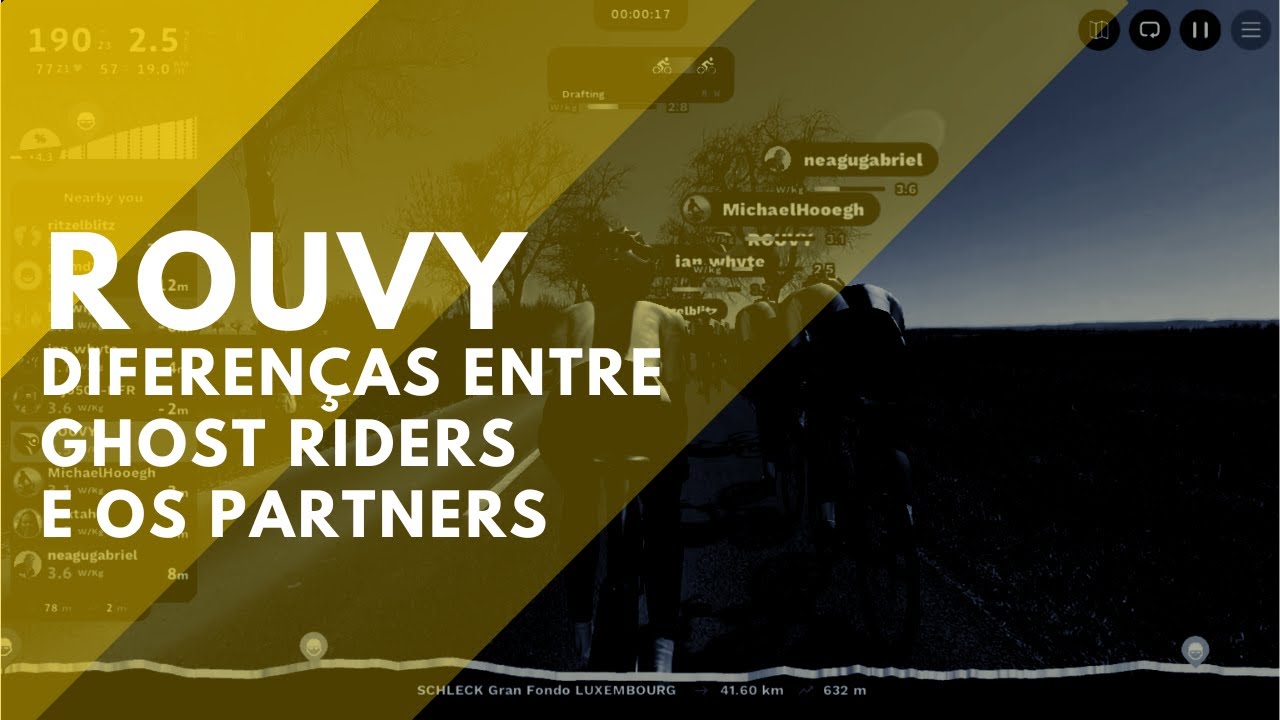 Rouvy - As diferenças entre Ghost Riders e Partners | PEDALENTO