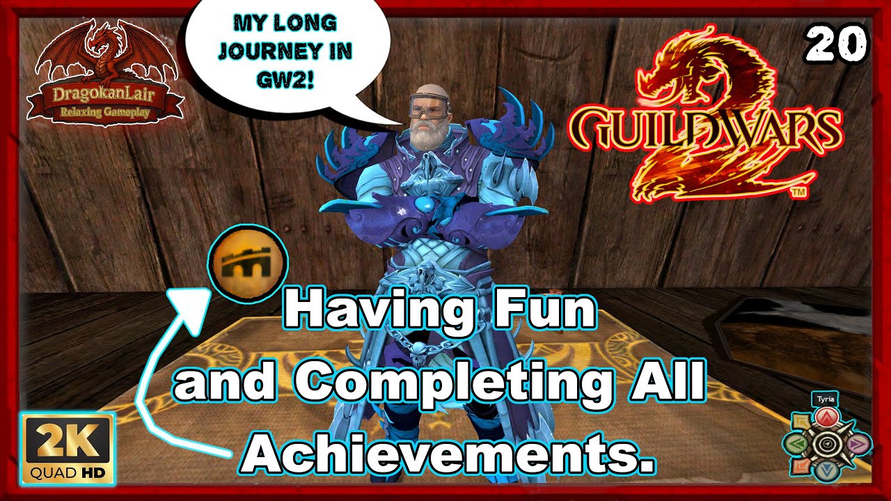My journey in GW2 continue! Completing All Achievements Open World PvE. Stream N. 389