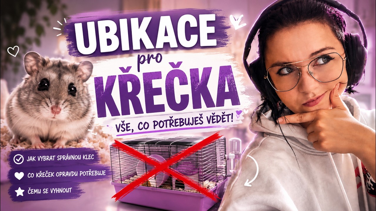 Ubikace pro křečka vs. realita ve zverimexech