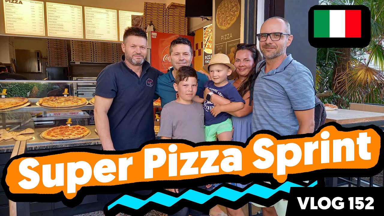 Fantastic Pizza Sprint in Lignano Sabbiadoro Italy | VLOG 152 #pizza #italy #lignanosabbiadoro