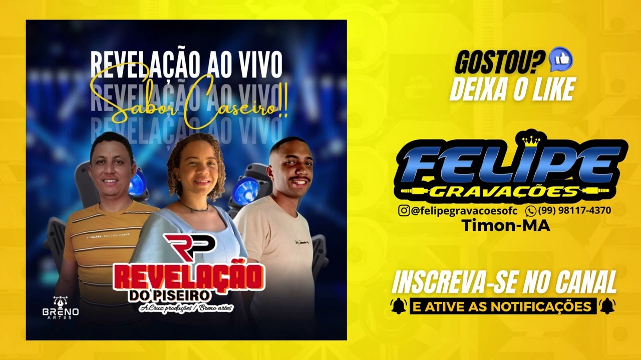 REVELAÇÃO DO PISEIRO CD SETEMBRO AO VIVO NO TRAILER SABOR CASEIRO