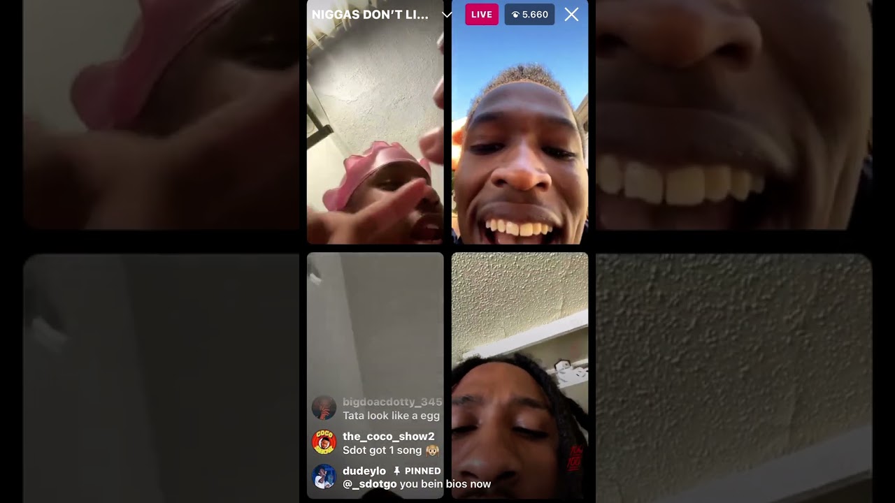 SHA EK, SHA GZ, SDOT, TATA ARGUING ON IG LIVE 🤣🤣🤣🤣
