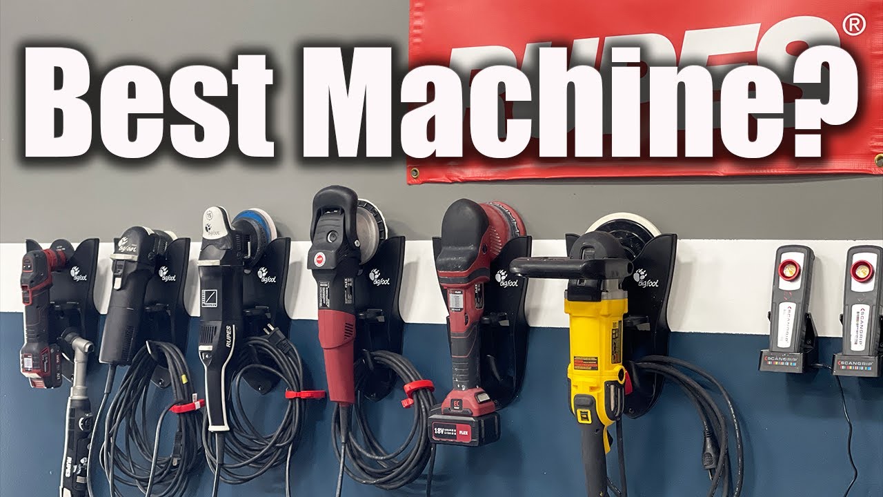 What is the Best Machine Polisher To Remove Scratches and Defects in Car Paint? Rupes? Flex? Dewalt?