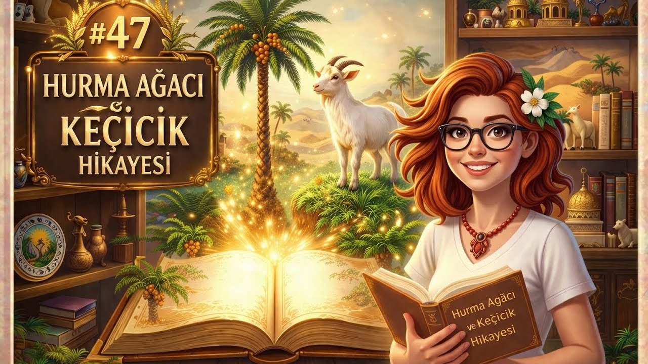 Hurma Ağacı ve Keçicik Efsanesi #seslicocukhikayesi #turkcehikayeler #turkishstory #seslikitapdinle